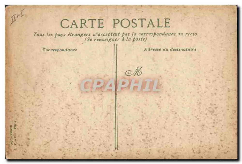 Le Henri IV — cuirassé garde-côtes — éditeur A. V. & Cie, Paris - Verso