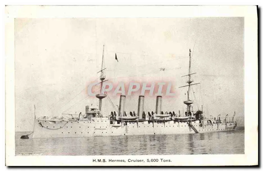 H.M.S. Hermes, Krążownik, 5 600 ton — seria Wellington - Awers