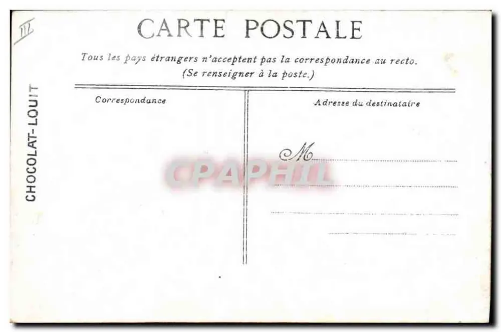 Le Henri IV, gepanzerte Küstenwache — Veröffentlicht für Chocolat-Louit - Rückseite