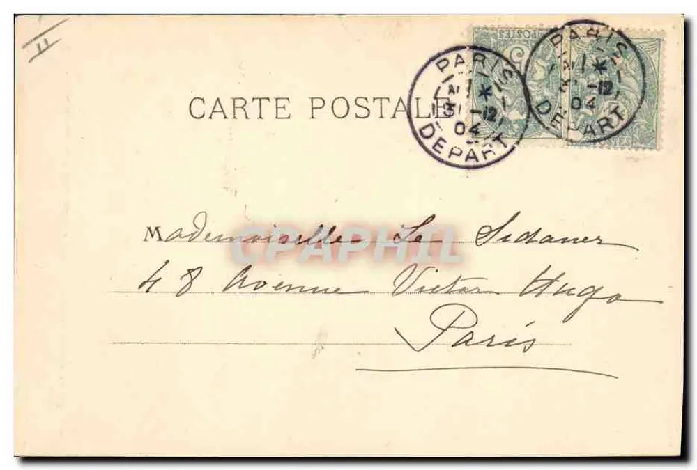 Kind und Frau zu Hause — J. Marchand & Rue du Renard, Paris — n°3 - Rückseite