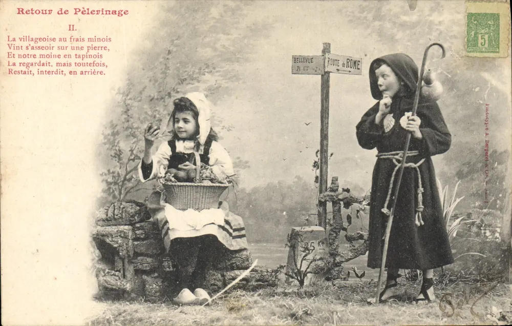 Rückkehr vom Pilgern — II — Lindouque & Bonneque (n° 25) - Vorderseite
