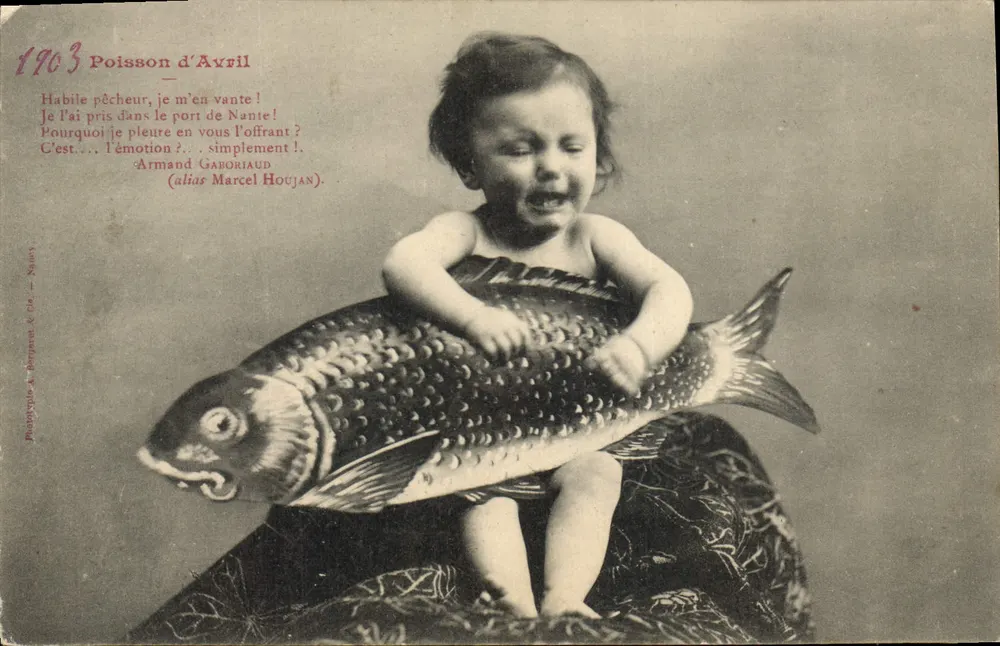 April-Fisch — 1903 — Phototypie A. Béguin & Cie, Nantes - Vorderseite
