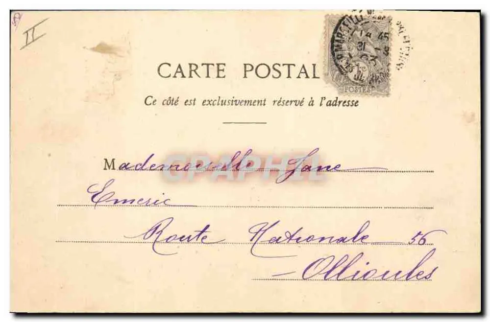 April-Fisch — 1903 — Phototypie A. Béguin & Cie, Nantes - Rückseite