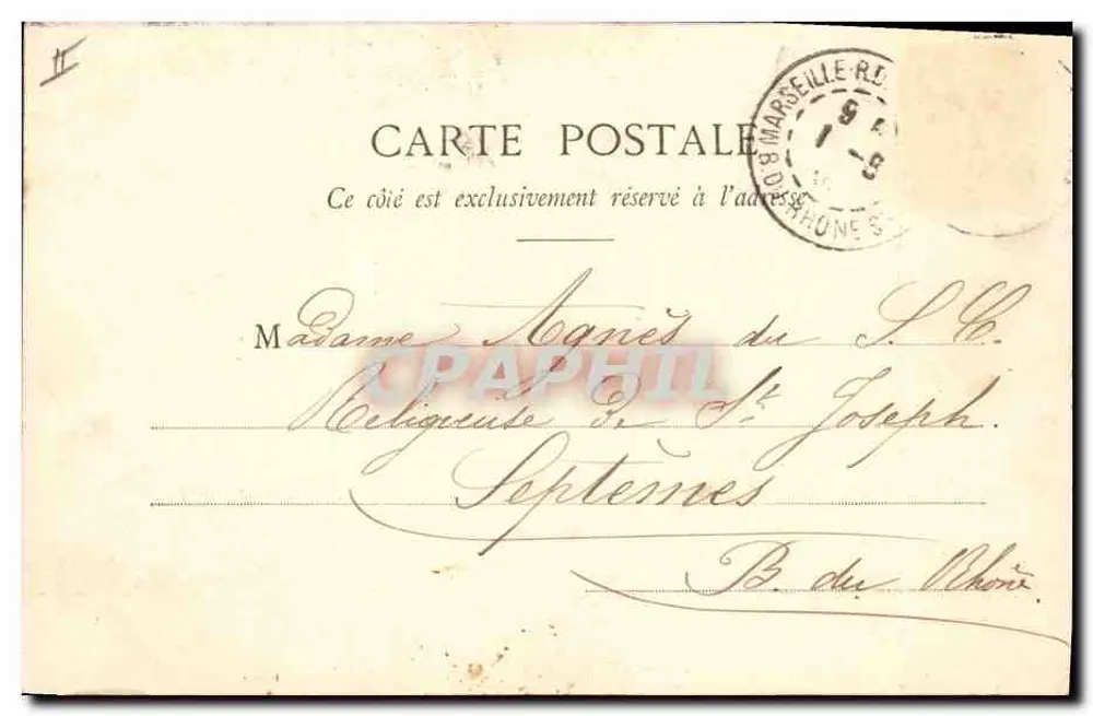 Jeanne d'Arc — Gedicht — Verlag A. Delpierre & Cie, Nancy - Rückseite