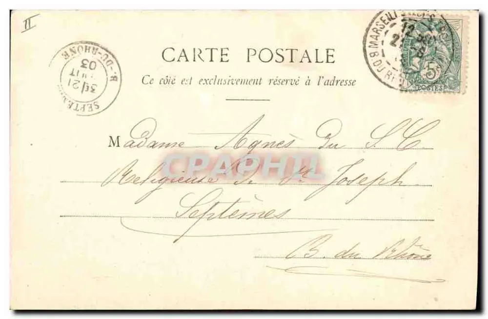Jeanne d'Arc — Hinrichtung — Phototypie A. Bergeret & Cie, Nancy - Rückseite