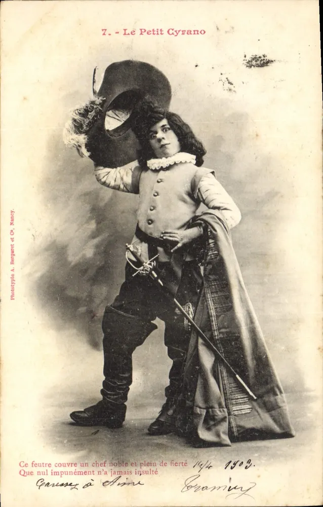Le Petit Cyrano — Phototypie A. Bergeret & Co. Nancy — n°7 - Vorderseite