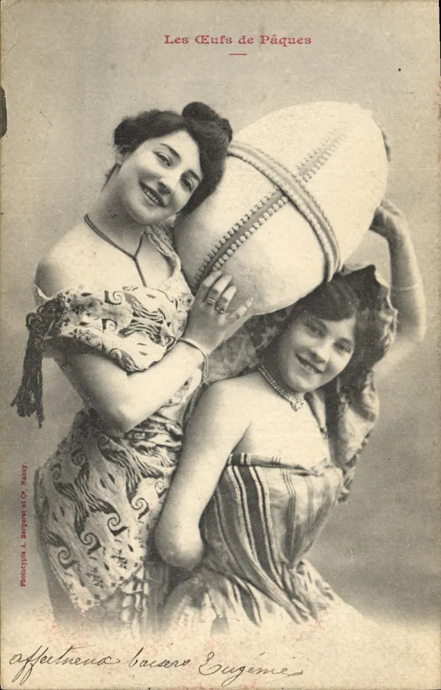 Oster-Eier — Studio-Fotografie — Phototypie A. Benyant et Cie, Nancy - Vorderseite