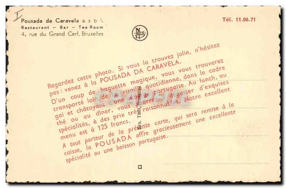 Gemalte Möbel aus Alentejo, Provinz Südportugals — Supplement zum Magazin Les Beaux-Arts, Nr. 483 vom 24. Februar 1950 - Rückseite