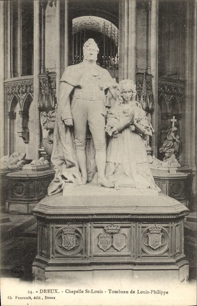 Kapelle Saint-Louis - Grabmal von Louis-Philippe - Dreux - Vorderseite