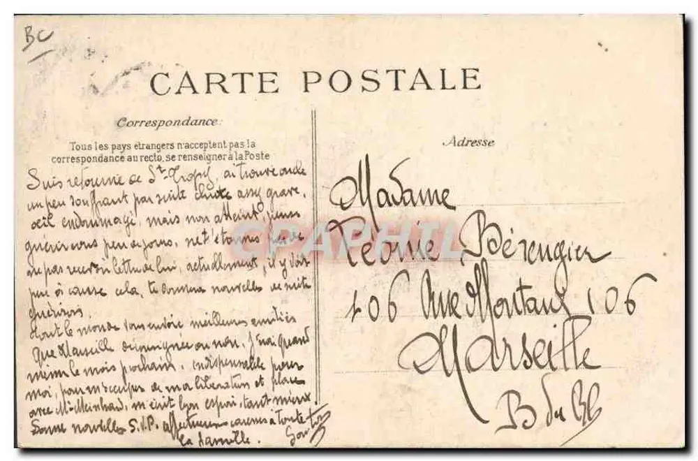 Katastrophe der "Liberté" - Die Trauerfeier — Die Delegation der englischen Matrosen - Rückseite