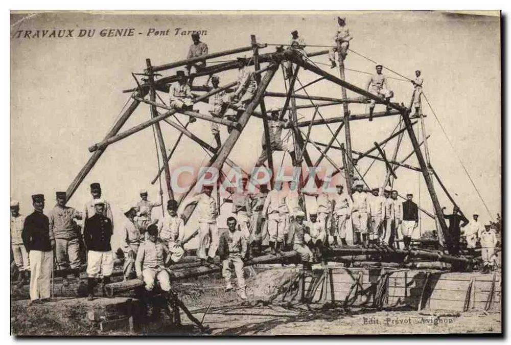 Bauarbeiten - Brücke Tarron — Verlag Prévot & Avignon - Vorderseite