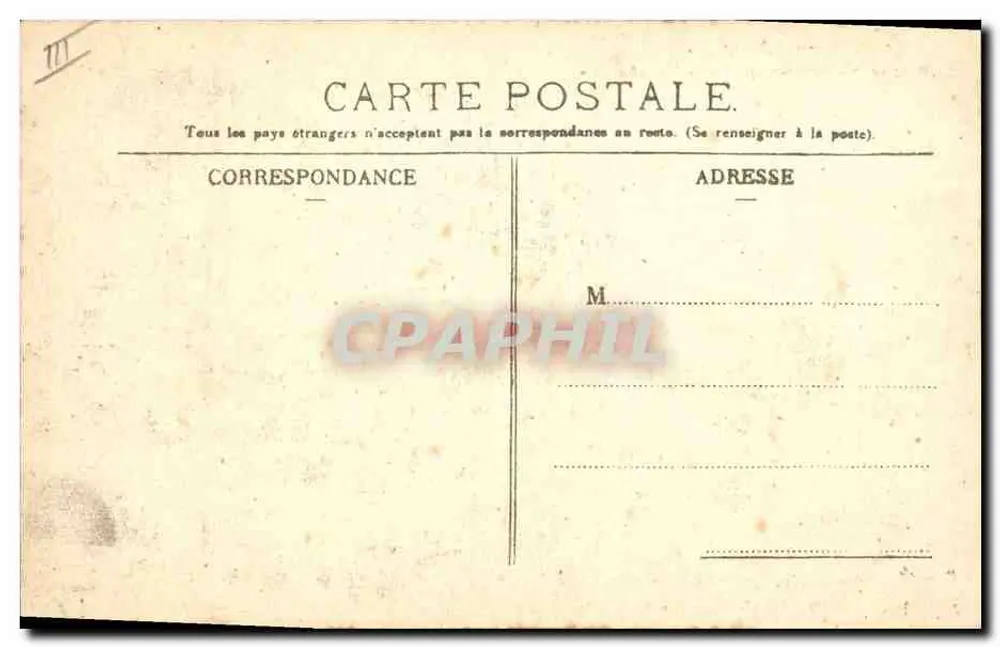 Nice — Der Hafen und der Torpedoboot « Hallebarde » — unbekannter Verleger, Nr. 21 - Rückseite