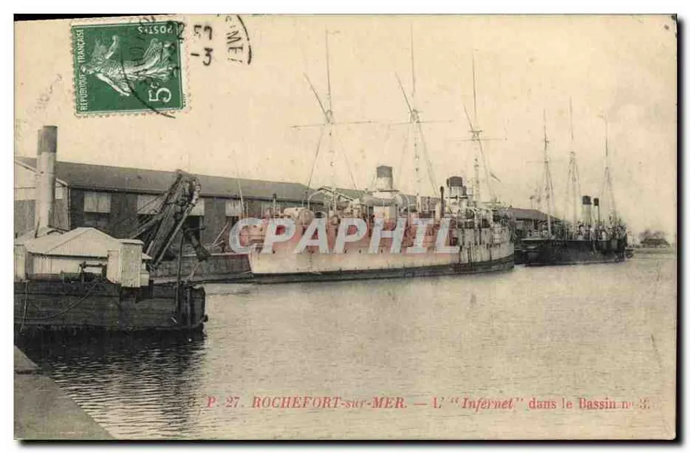 Rochefort-sur-Mer — Das « Inféret » im Bassin n° 3 — P. 27 - Vorderseite