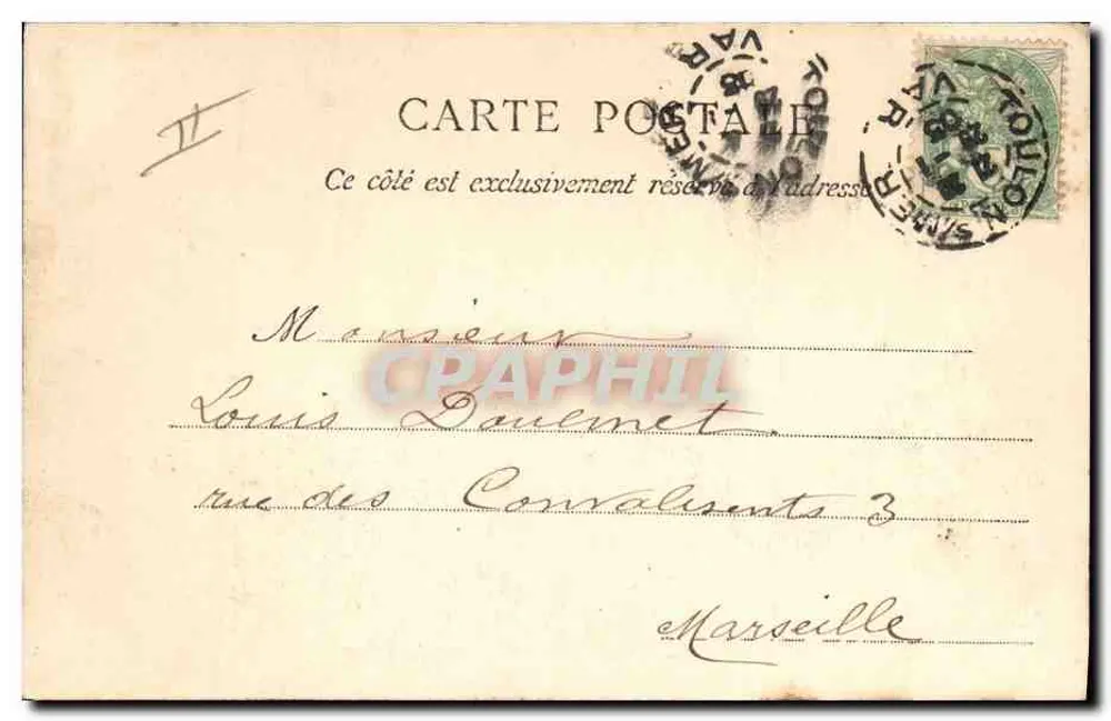 O Léna — Navio de torres — F. Darlind, n° 599 - Verso