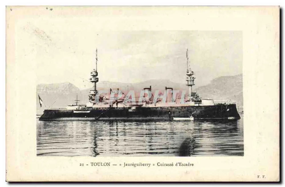 Toulon — « Jauréguiberry » Schlachtschiff der Flotte — F.F. n°21 - Vorderseite