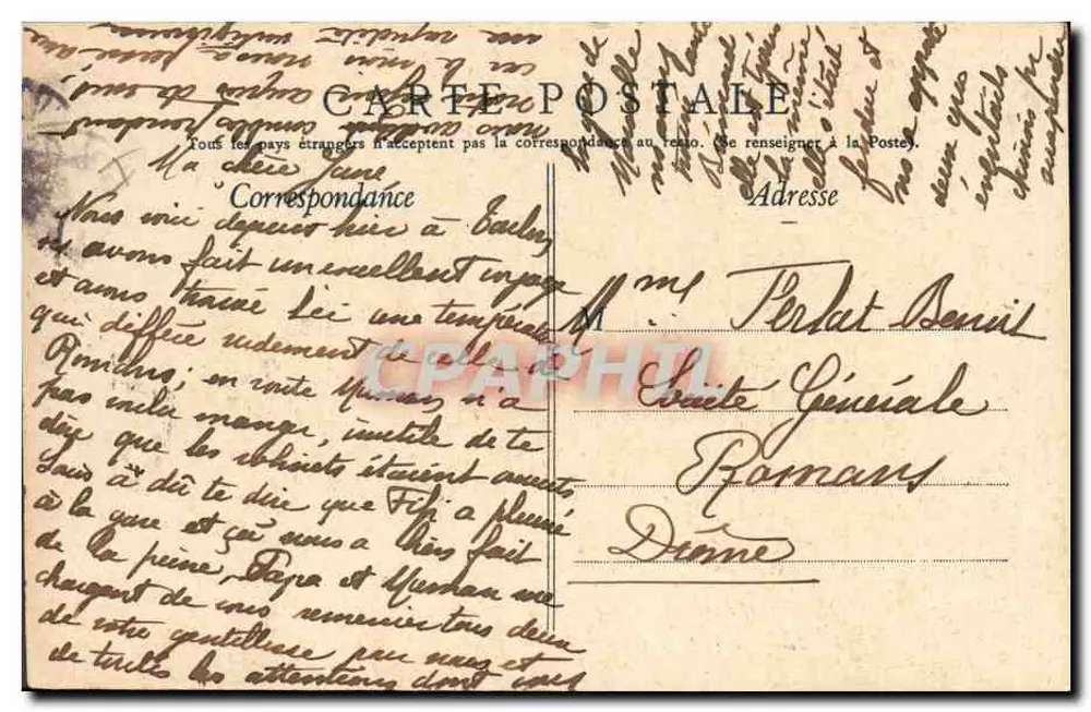 Die « Gerechtigkeit », 15.000-Tonnen-Flottenschiff — A. Bougault, Nr. 545 - Rückseite