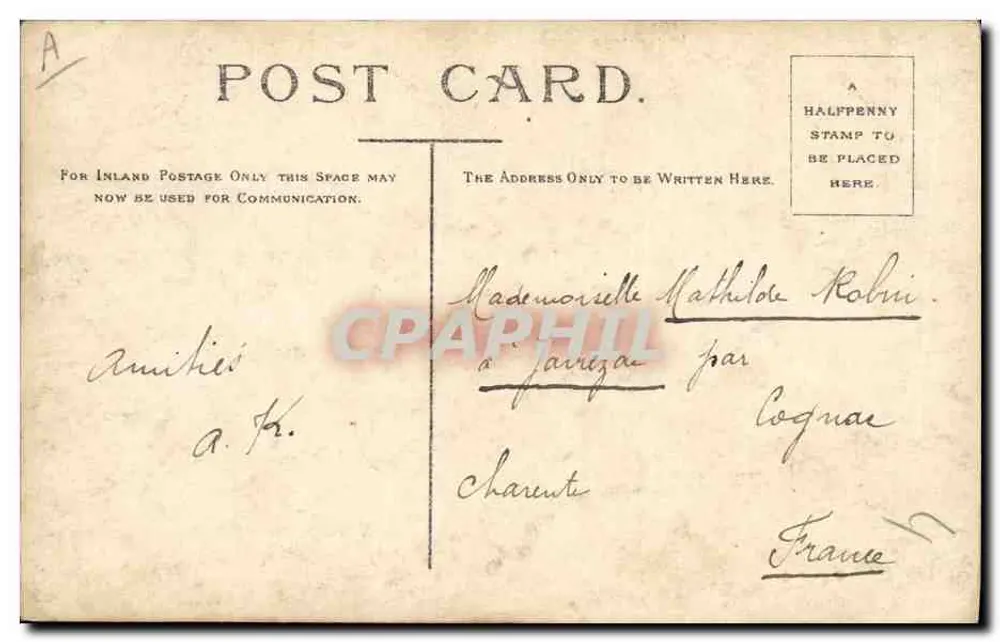 Bateau de guerre — vue de bord — éditeur JAUREGUIBERRY - Verso