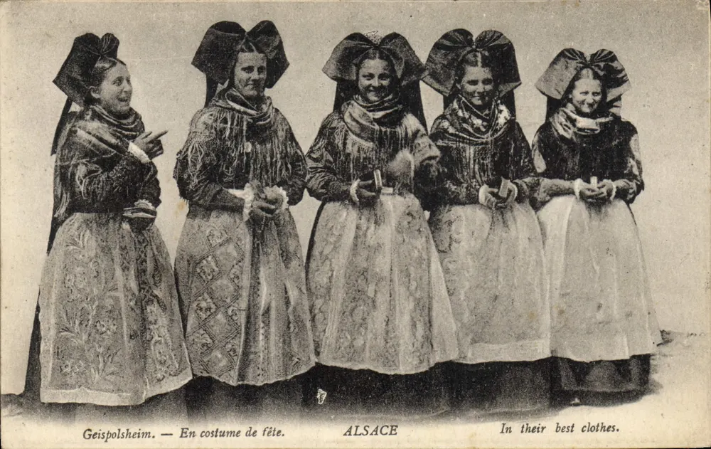 Geispolsheim — In Festkleidung. ELSAß - Vorderseite