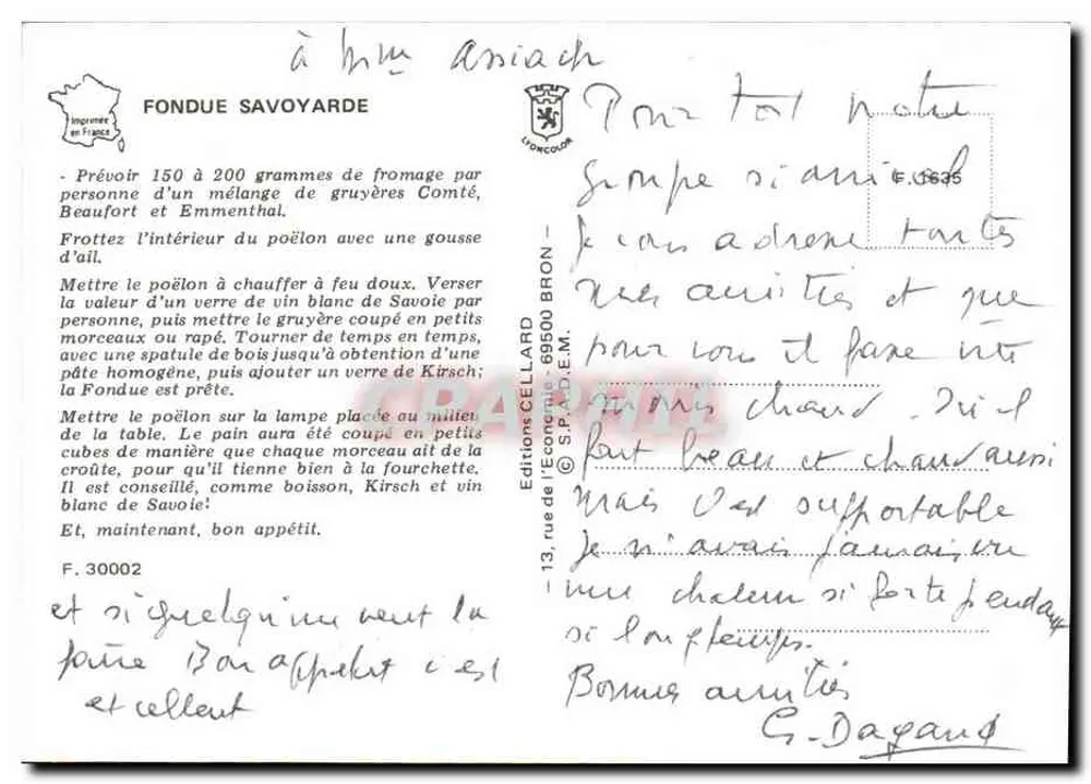 La fonduta savoiarda — ricetta e ingredienti — Edizioni CELLARD - Verso