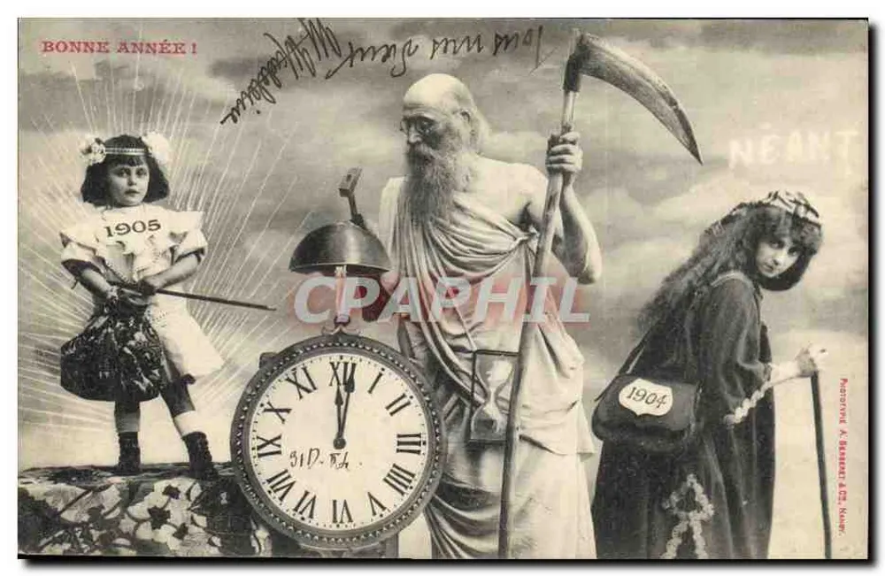 Zeit und Schicksal — 1905 — Phototypie A. Barbeze & Cie, Nantes - Vorderseite