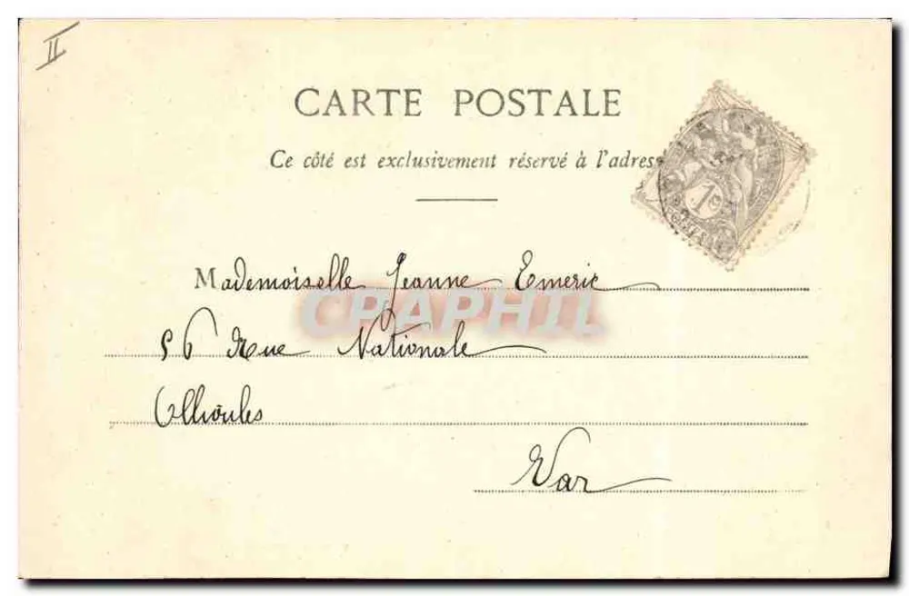 Paul und Virginie — LiebesSzene — Éditions A. Bégonnet et Cie, Nancy - Rückseite
