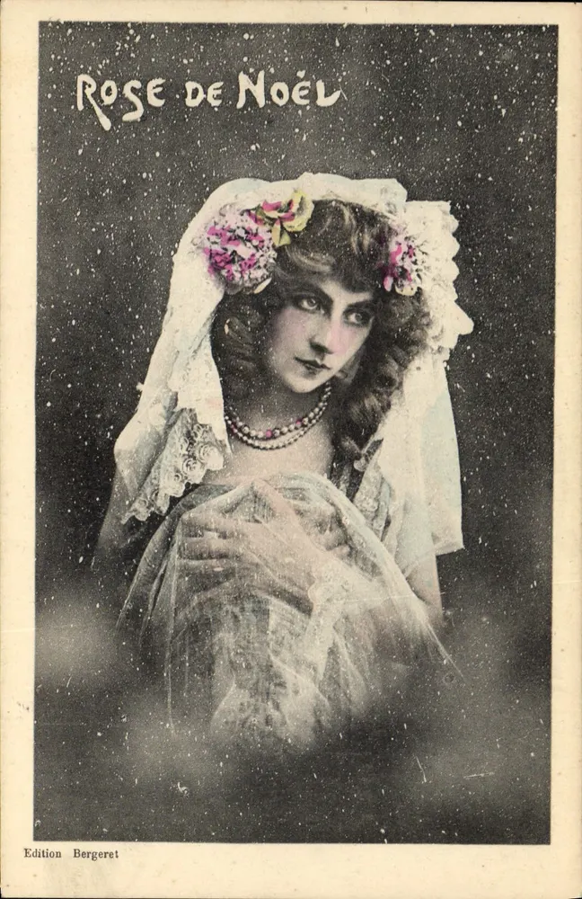 Weihnachtsrose — Edition Bergeret - Vorderseite