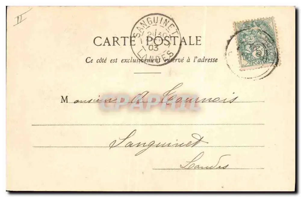 Paul und Virginie — Märchen-Szene — Gaby, Phototype-Editionen A. Baxeret et Cie, Nantes - Rückseite