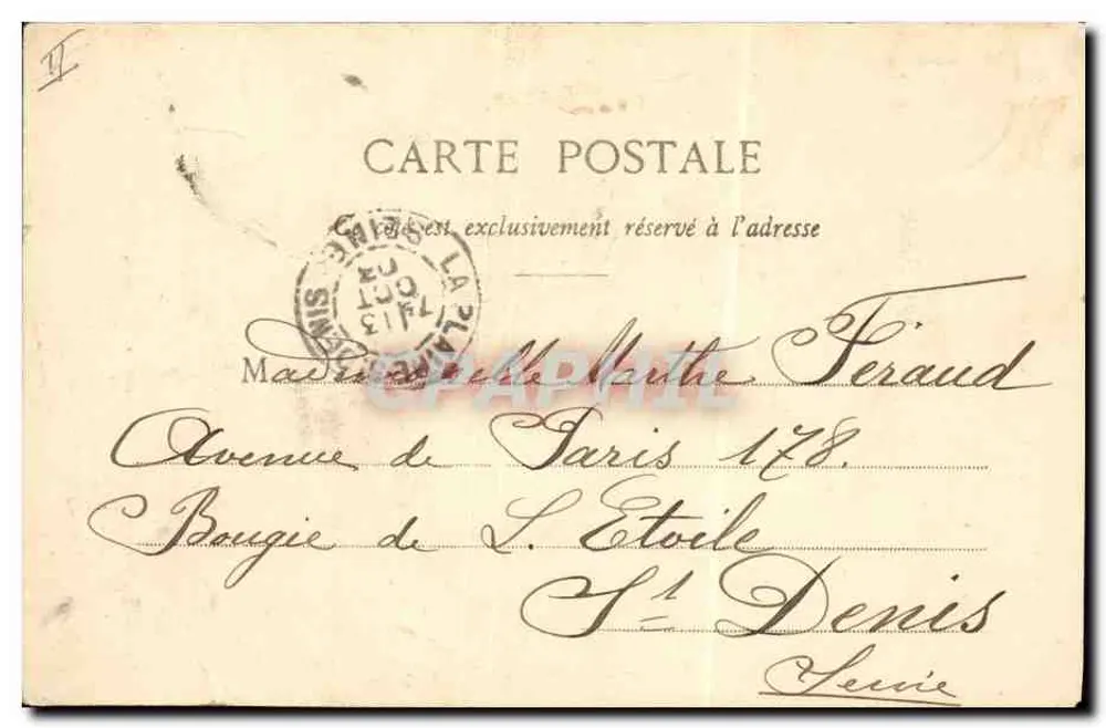 Le Petit Cyrano — scène de comédie — Phototypie A. Bergeret et Cie, Nancy, n°2 - Rückseite