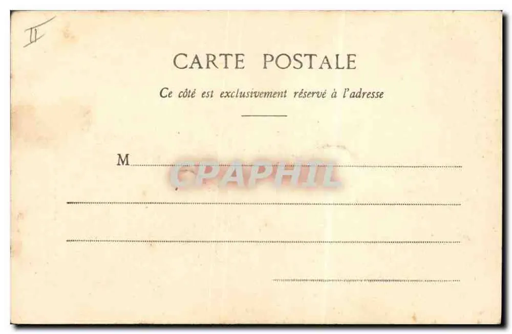 Le Petit Cyrano — Szene aus dem Theater — Phototypie A. Bégorguel et Cie, Nr. 10 - Rückseite