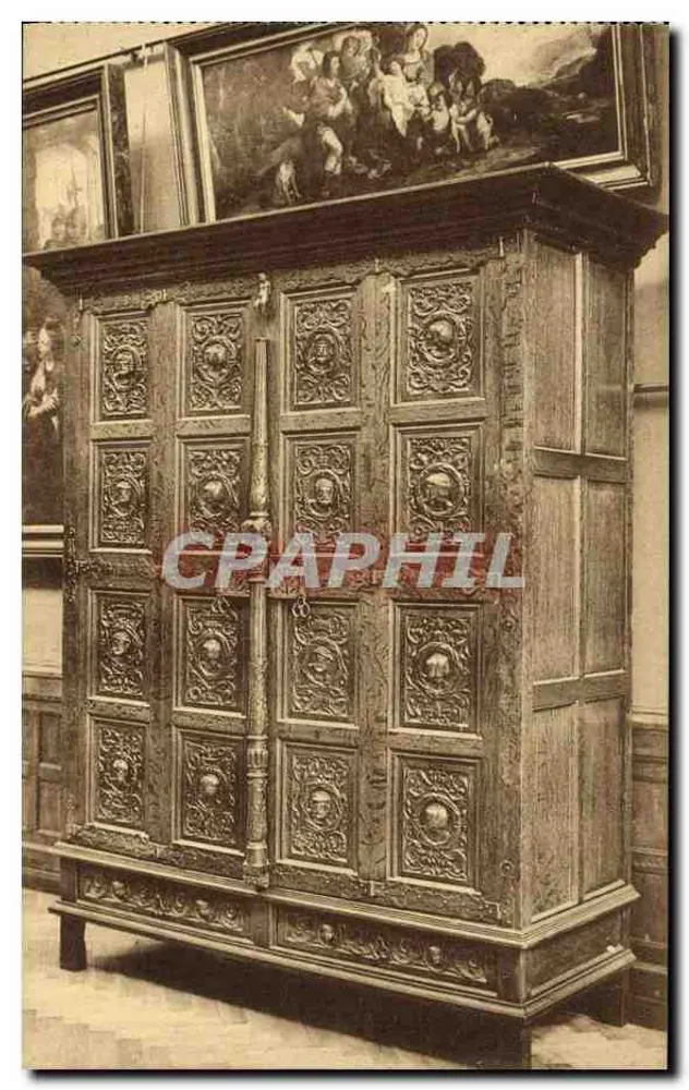 Renaissance-Schrank — Ende des 15. Jahrhunderts — Erm. Thill, Brüssel - Vorderseite