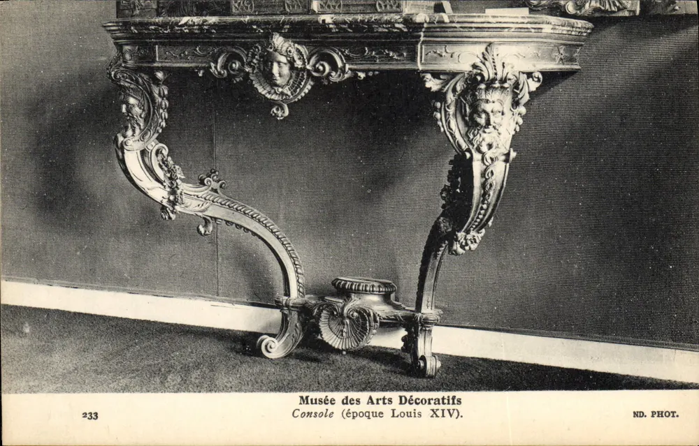 Musée des Arts Décoratifs — Barock-Konsol der Zeit Louis XIV — ND. PHOT. n°233 - Vorderseite
