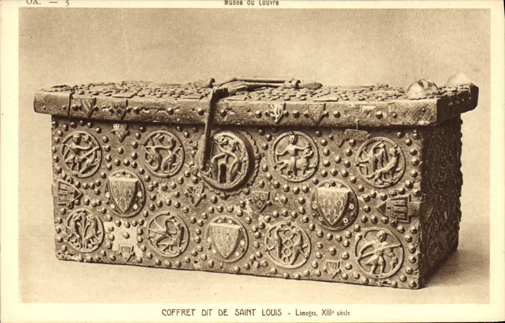 Coffret dit de Saint Louis — Limoges, XIIe siècle — Musée du Louvre - Frente