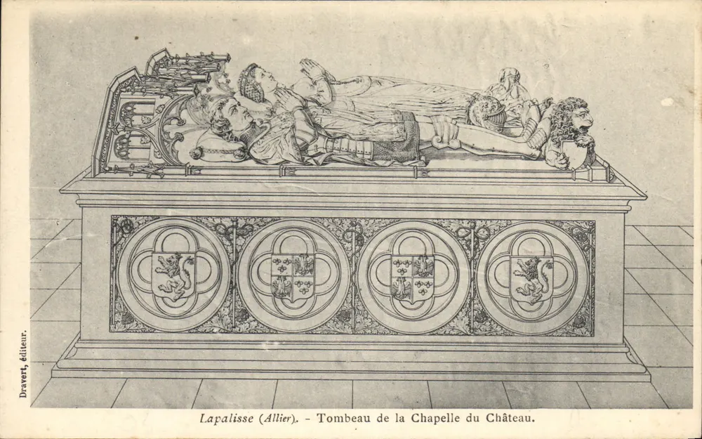 Lapalisse (Allier) — Grab der Kapelle des Schlosses — Dravert, Verleger - Vorderseite