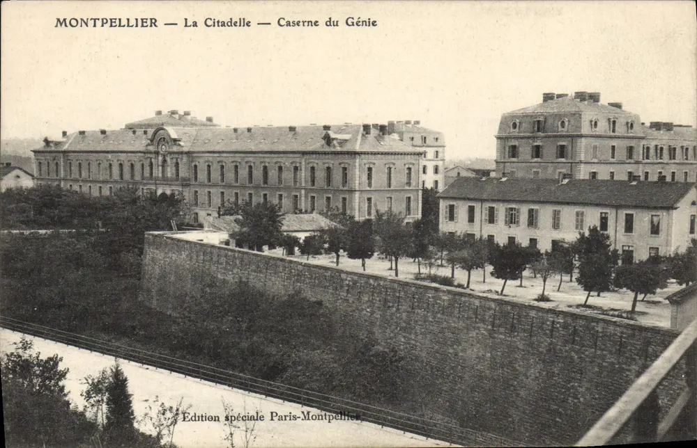 Montpellier — Die Citadel — Kasernen des Ingenieurkorps — Sonderausgabe Paris-Montpellier - Vorderseite