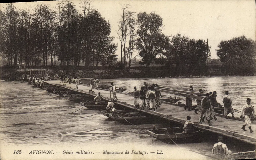 Avignon — Militär-Ingenieur — Pontage-Manöver — LL - Vorderseite