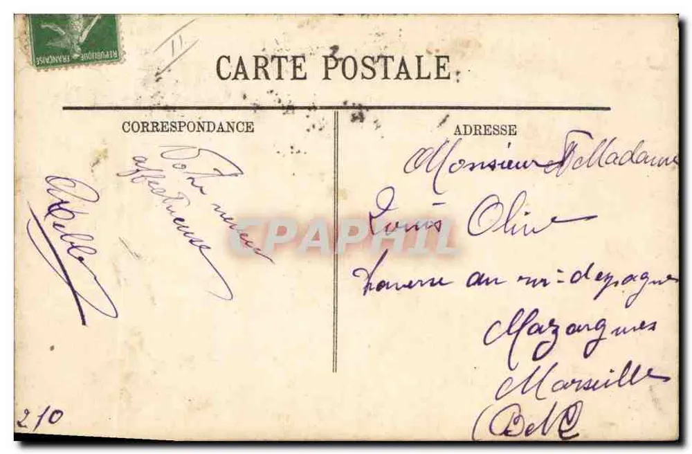 L'ARMÉE FRANÇAISE — Génie. En Sentinelle devant les Fourgons — LL. — Vaucouleurs - Verso