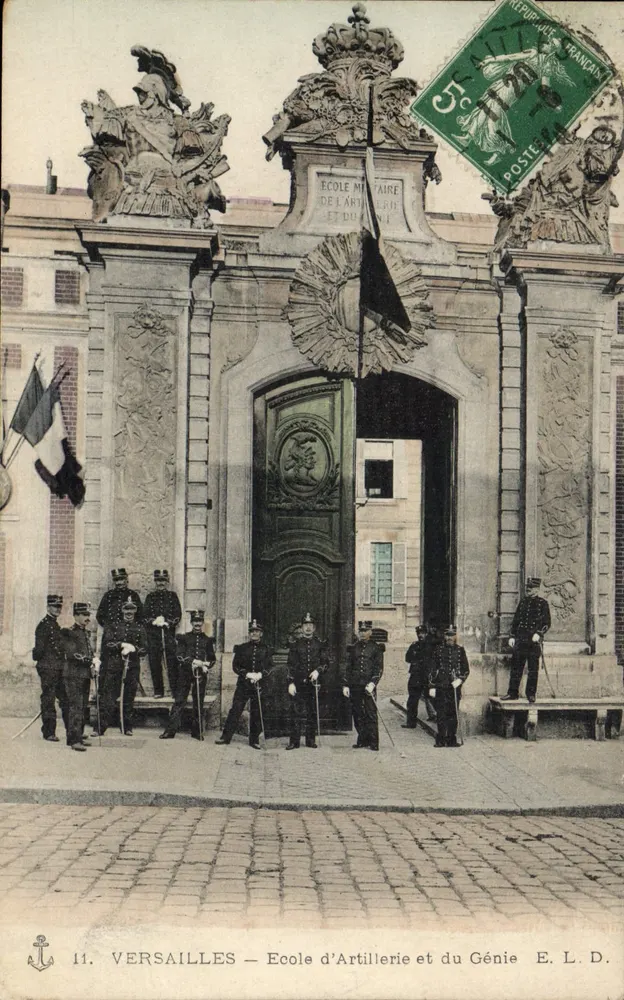 Versailles — Schule für Artillerie und Ingenieurwesen — E. L. D. - Vorderseite