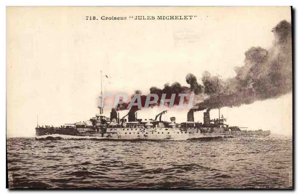 Cruiser "JULES MICHELET" — serie 718 - Voorkant
