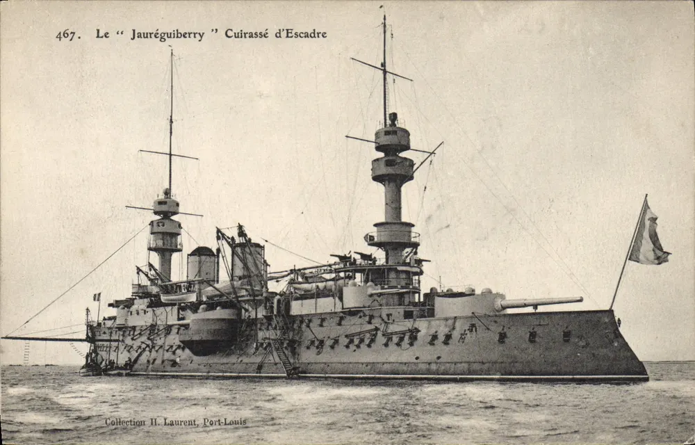 Der "Jauréguiberry" Schlachtschiff der Flotte — Sammlung H. Laurent, Port-Louis - Vorderseite