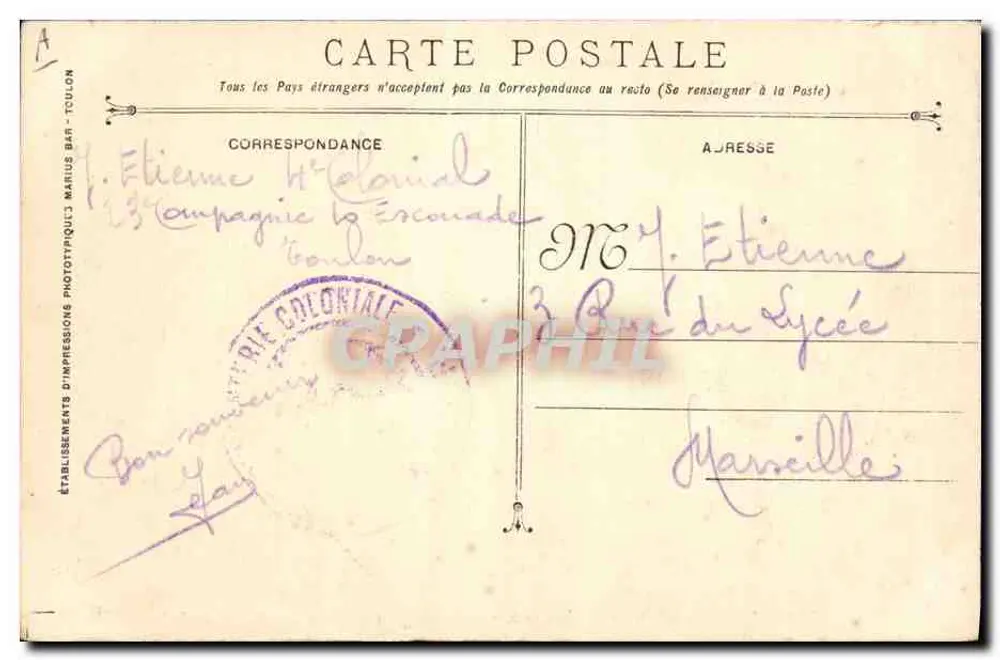 Jean-Bart — Couraçado a turbinas de 24000 toneladas — Marinha Militar Francesa - Verso
