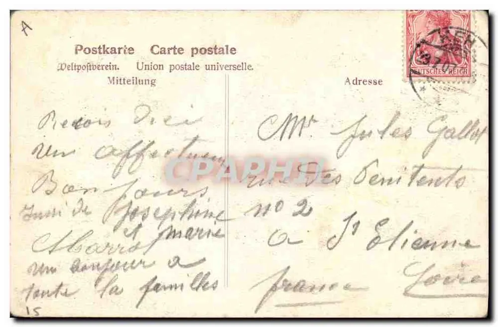 Badenskie zwyczaje ludowe — Pozdrowienie z Hanauerland — Badenskie zwyczaje ludowe - Rewers