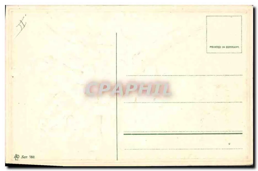 Lilienstrauß — Erinnerung an den Frühling — AD Ser. 783 - Rückseite