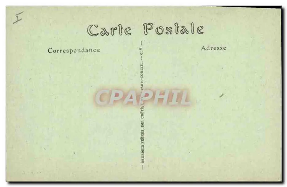 Eiche-Tisch — Musée des Arts Décoratifs — Geschenk von E. Peyre - Rückseite