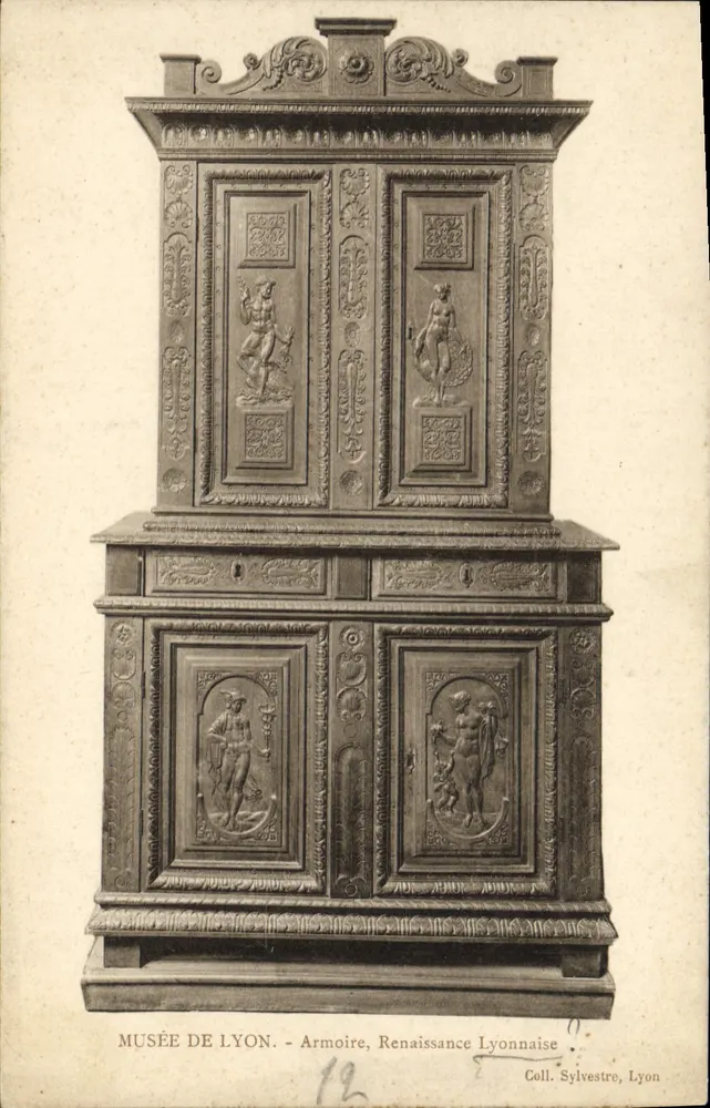Museu de Lyon - Armário Renascentista de Lyon — Coll. Sylvestre, Lyon, n°12 - Frente