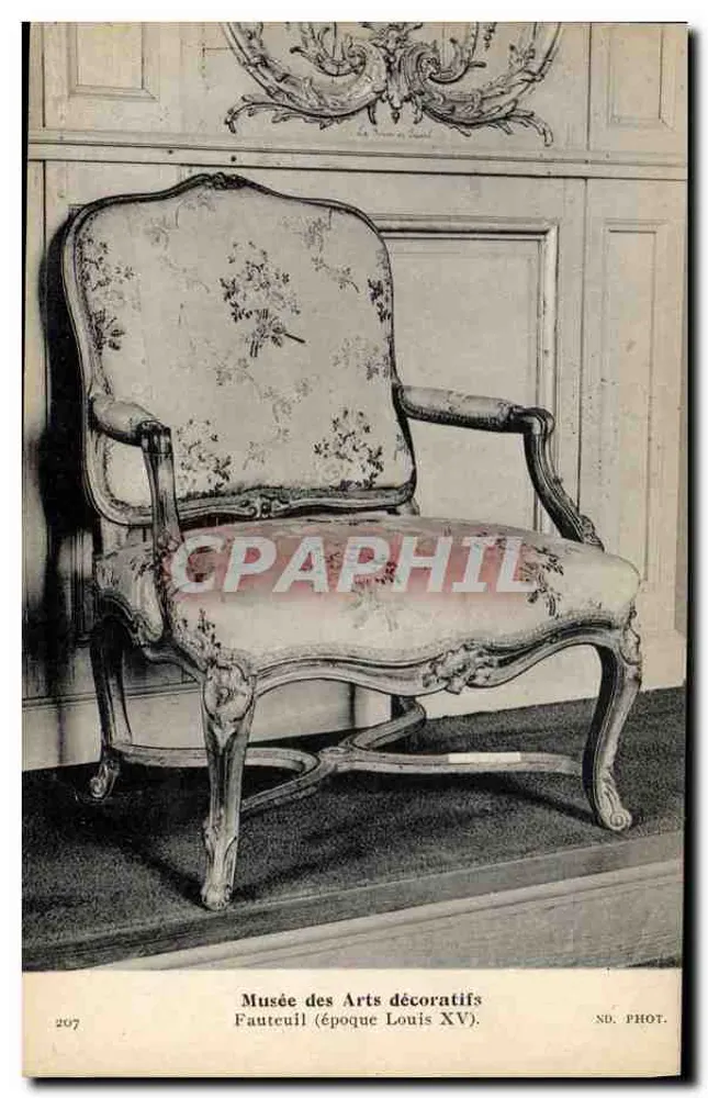 Sessel (Epoche Louis XV) — Museum für Dekorative Künste — Neudelin Frères, Paris - Vorderseite