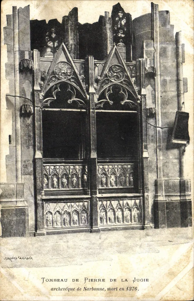 Grabmal von Pierre de la Jugie — Erzbischof von Narbonne, gestorben 1376 — Sapag Gensoue - Vorderseite