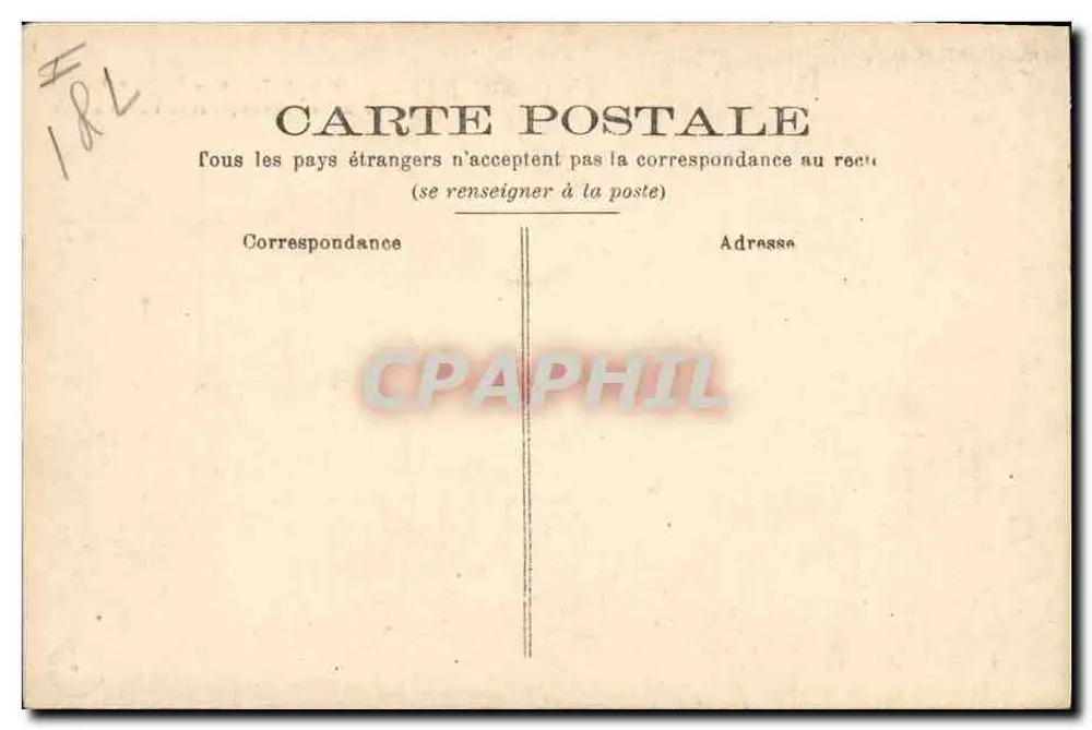 Tours — Kathedrale. Grab der Kinder von Charles VIII — G B 56, Verlag Rand O. B. - Rückseite