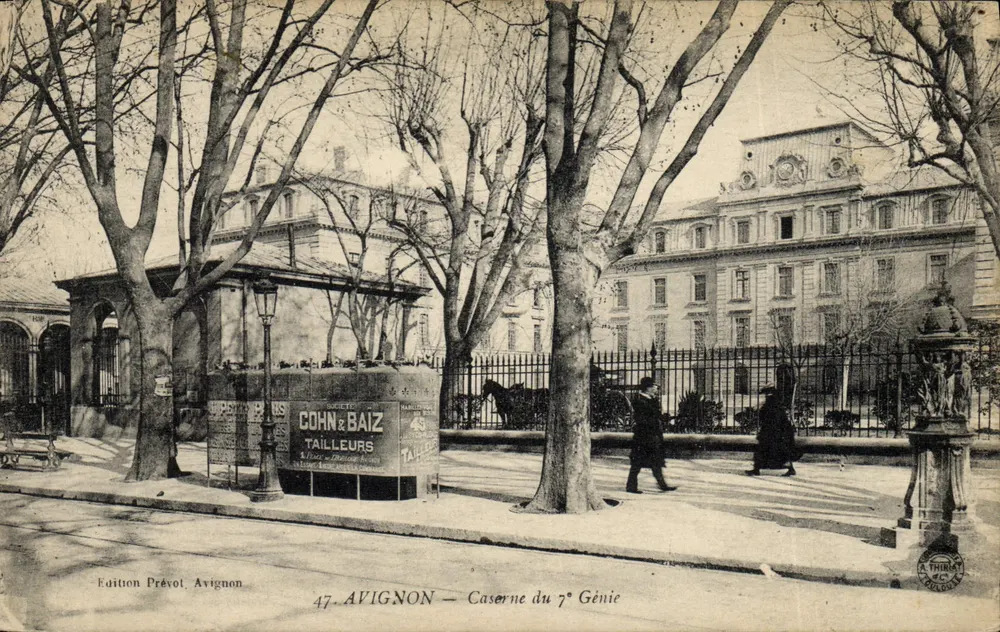 Avignon — Caserne du 7e Génie — Édition Prévol - Recto