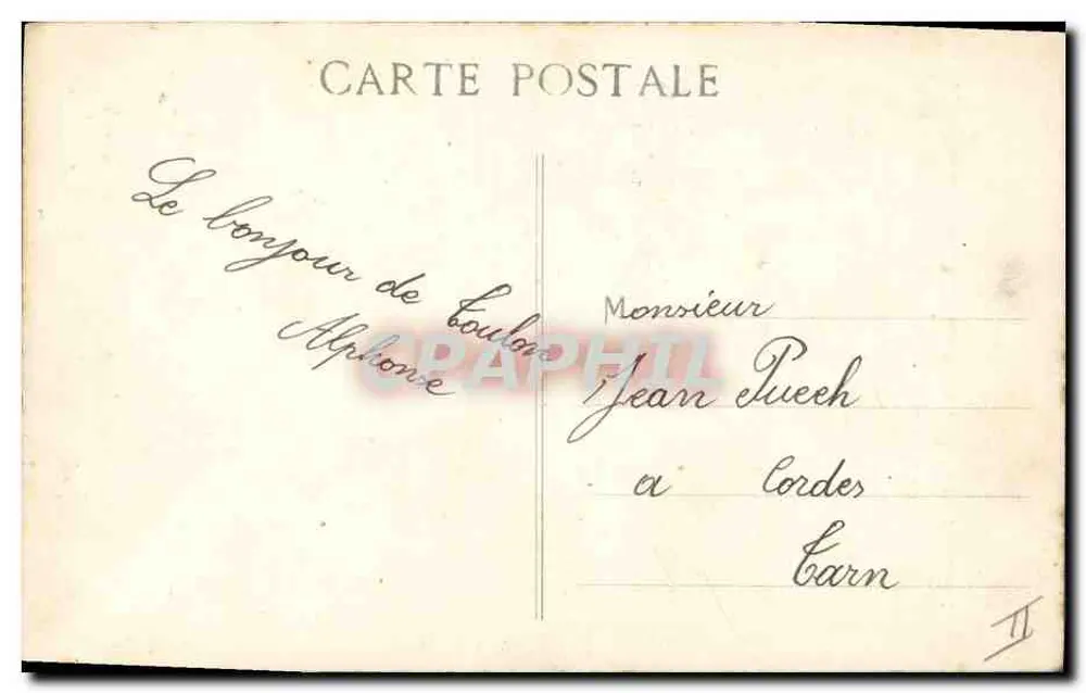 Kreuzer Jules Michelet — H. Grimaud et cie, 54 Rue Mazenod - Marseille - Rückseite