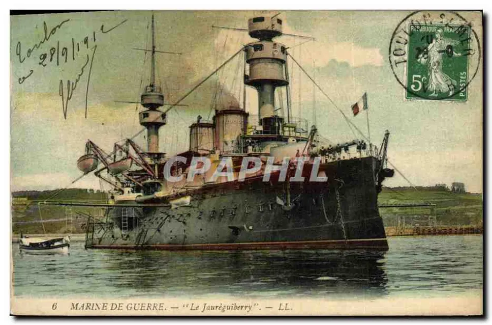 Marinha de Guerra — Le Jauréguiberry — LL. — Editor LL. - Frente